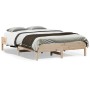 Estructura de cama de madera maciza de pino 140x190 cm de , Camas y somieres - Ref: Foro24-842714, Precio: 101,25 €, Descuent...