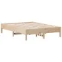Bettgestell aus massivem Kiefernholz, 140 x 190 cm von , Betten und Lattenroste - Ref: Foro24-842714, Preis: 100,30 €, Rabatt: %