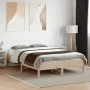 Bettgestell aus massivem Kiefernholz, 140 x 190 cm von , Betten und Lattenroste - Ref: Foro24-842714, Preis: 100,30 €, Rabatt: %