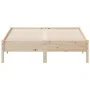 Bettgestell aus massivem Kiefernholz, 140 x 190 cm von , Betten und Lattenroste - Ref: Foro24-842714, Preis: 100,30 €, Rabatt: %