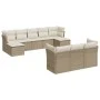 Garden sofa set with beige cushions, 10 pieces, made of synthetic rattan. by , Garden sets - Ref: Foro24-3250167, Price: 663,...