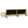 Two-seater sofa bed with two cream-colored fabric pillows by , Sofas - Ref: Foro24-375902, Price: 275,84 €, Discount: %