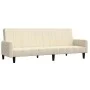 Sofá cama de 2 plazas terciopelo color crema de , Sofás - Ref: Foro24-375783, Precio: 271,03 €, Descuento: %