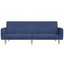 Two-seater blue fabric sofa bed by , Sofas - Ref: Foro24-375788, Price: 307,16 €, Discount: %