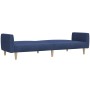 Two-seater blue fabric sofa bed by , Sofas - Ref: Foro24-375788, Price: 307,16 €, Discount: %