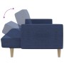 Two-seater blue fabric sofa bed by , Sofas - Ref: Foro24-375788, Price: 307,16 €, Discount: %