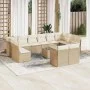 Set sofás de jardín con cojines 13 pzas ratán sintético beige de , Conjuntos de jardín - Ref: Foro24-3250277, Precio: 906,02 ...