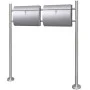 Set of 2 mailboxes with stainless steel support by , mailboxes - Ref: Foro24-271748, Price: 141,98 €, Discount: %