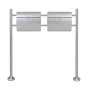 Set of 2 mailboxes with stainless steel support by , mailboxes - Ref: Foro24-271748, Price: 141,98 €, Discount: %