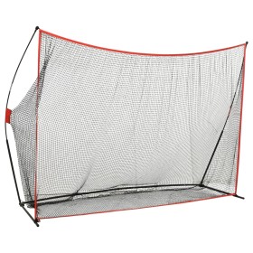 Metal golf hitting practice net 356x92.5x215 cm by , Golf learning material - Ref: Foro24-93363, Price: 139,66 €, Discount: %
