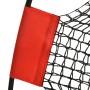 Red de práctica de golpe de golf metal 356x92,5x215 cm