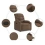 Liegestuhl aus braunem Stoff von , Sessel - Ref: Foro24-374151, Preis: 250,94 €, Rabatt: %