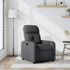 Dark Gray Fabric Recliner by , Armchairs - Ref: Foro24-374198, Price: 183,35 €, Discount: %