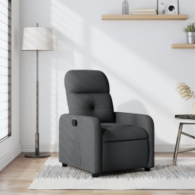 Sillón reclinable de tela gris oscuro de , Sillones - Ref: Foro24-374198, Precio: 186,07 €, Descuento: %