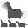 Dark Gray Fabric Recliner by , Armchairs - Ref: Foro24-374198, Price: 183,35 €, Discount: %