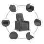 Dark Gray Fabric Recliner by , Armchairs - Ref: Foro24-374198, Price: 183,35 €, Discount: %