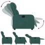 Dark Green Fabric Recliner by , Armchairs - Ref: Foro24-374203, Price: 187,09 €, Discount: %