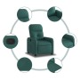 Dunkelgrüner Stoffsessel von , Sessel - Ref: Foro24-374203, Preis: 189,87 €, Rabatt: %