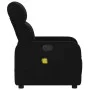 Sillón reclinable de masaje de tela negro de , Sillones - Ref: Foro24-374208, Precio: 217,21 €, Descuento: %