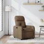 Sillón reclinable de tela marrón de , Sillones - Ref: Foro24-374201, Precio: 186,52 €, Descuento: %