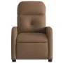 Sillón reclinable de tela marrón de , Sillones - Ref: Foro24-374201, Precio: 186,52 €, Descuento: %