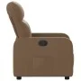 Sillón reclinable de tela marrón de , Sillones - Ref: Foro24-374201, Precio: 186,52 €, Descuento: %