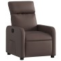 Brown Faux Leather Recliner by , Armchairs - Ref: Foro24-374185, Price: 188,81 €, Discount: %