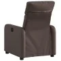 Sillón reclinable de cuero sintético marrón de , Sillones - Ref: Foro24-374185, Precio: 186,03 €, Descuento: %