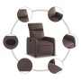 Brown Faux Leather Recliner by , Armchairs - Ref: Foro24-374185, Price: 188,81 €, Discount: %