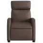 Sillón reclinable de cuero sintético marrón de , Sillones - Ref: Foro24-374185, Precio: 186,03 €, Descuento: %