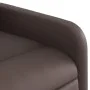 Sillón reclinable de cuero sintético marrón de , Sillones - Ref: Foro24-374185, Precio: 186,03 €, Descuento: %
