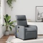 Sillón de masaje reclinable cuero sintético gris de , Sillones - Ref: Foro24-374193, Precio: 213,58 €