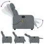 Liegender Massagesessel aus grauem Kunstleder von , Sessel - Ref: Foro24-374193, Preis: 205,07 €, Rabatt: %