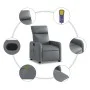 Sillón de masaje reclinable cuero sintético gris de , Sillones - Ref: Foro24-374193, Precio: 205,03 €, Descuento: %