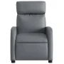 Sillón de masaje reclinable cuero sintético gris de , Sillones - Ref: Foro24-374193, Precio: 205,03 €, Descuento: %