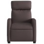 Sillón de masaje reclinable de tela marrón oscuro de , Sillones - Ref: Foro24-374179, Precio: 228,74 €, Descuento: %