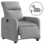 Electric recliner light gray fabric by , Armchairs - Ref: Foro24-3206681, Price: 220,23 €, Discount: %