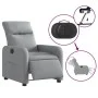 Electric recliner light gray fabric by , Armchairs - Ref: Foro24-3206681, Price: 223,09 €, Discount: %