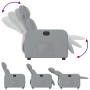 Electric recliner light gray fabric by , Armchairs - Ref: Foro24-3206681, Price: 220,23 €, Discount: %