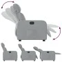 Electric recliner light gray fabric by , Armchairs - Ref: Foro24-3206681, Price: 223,09 €, Discount: %