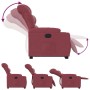 Red fabric liftable recliner armchair by , Armchairs - Ref: Foro24-3206648, Price: 302,39 €, Discount: %