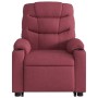 Red fabric liftable recliner armchair by , Armchairs - Ref: Foro24-3206648, Price: 302,39 €, Discount: %