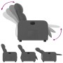Dark Gray Fabric Power Recliner by , Armchairs - Ref: Foro24-3206778, Price: 227,42 €, Discount: %