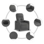 Dark Gray Fabric Power Recliner by , Armchairs - Ref: Foro24-3206778, Price: 227,42 €, Discount: %