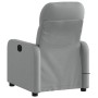 Sillón reclinable de masaje eléctrico tela gris claro de , Sillones - Ref: Foro24-3206786, Precio: 246,54 €, Descuento: %