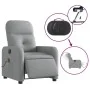 Sillón reclinable de masaje eléctrico tela gris claro de , Sillones - Ref: Foro24-3206786, Precio: 251,06 €, Descuento: %