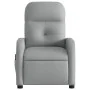 Sillón reclinable de masaje eléctrico tela gris claro de , Sillones - Ref: Foro24-3206786, Precio: 251,06 €, Descuento: %