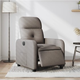 Taupe gray fabric electric recliner by , Armchairs - Ref: Foro24-3206784, Price: 229,96 €, Discount: %