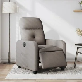 Taupe gray fabric electric recliner by , Armchairs - Ref: Foro24-3206784, Price: 237,98 €, Discount: %