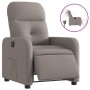 Taupe gray fabric electric recliner by , Armchairs - Ref: Foro24-3206784, Price: 229,96 €, Discount: %